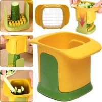 Измельчитель для овощей Vegetable Chopper 2 в 1 кухонная ручная овощерезка с двумя сменными насадками для нарезки картофеля на ломтики и кубики