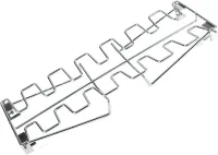 Подставка для приготовления куриных ножек A-Plus Barbecude KF-0982 универсальная стойка с поддоном для духовки и гриля, решетка из нержавеющей стали