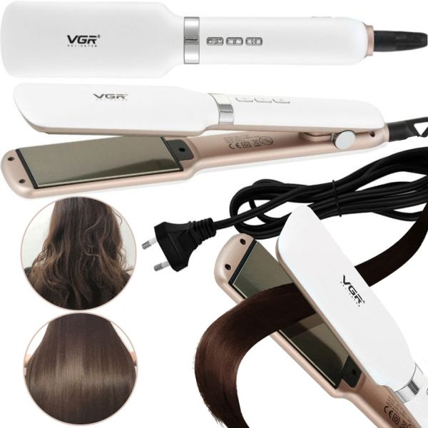 Hair Straightener VGR V-520 Professional Curling Iron Curling Iron for Straightening, styling with Display and Overheating Protection 45W V520