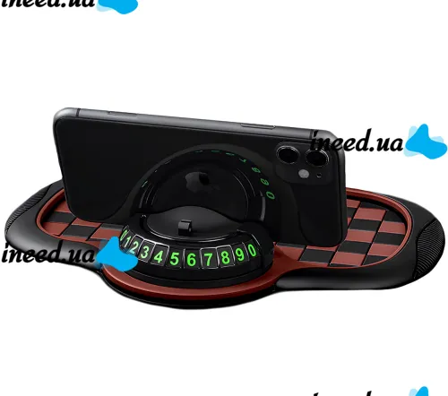 Противоскользящий автомобильный коврик Car Dashboard Mat AND 5238 органайзер подставка на приборную панель для телефона, парковочная карта на торпеду