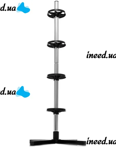 Garden Line 26X-82 Floor-Standing Wheel Storage Rack for 4 Wheels (up to 100 kg)—Vertical Stand for Car Tires and Rims, 105×45 cm