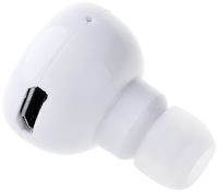 Беспроводной стерео наушник AirBeats Bluetooth mini 4.0 White вакуумная гарнитура с встроенным микрофоном и шумоподавлением для IOS и Android Белый