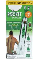 Масажна ручка з 3 насадками головками для терапії Rocket Pain Relief Pen 3 в 1 імпульсний ручний акупунктурний масажер для зняття болю всього тіла