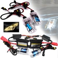 Комплект ксенона Bosch H3 HID 4300K 35W 12V с блоками розжига и лампами, набор ксеноновых ламп для фар в авто Теплый белый