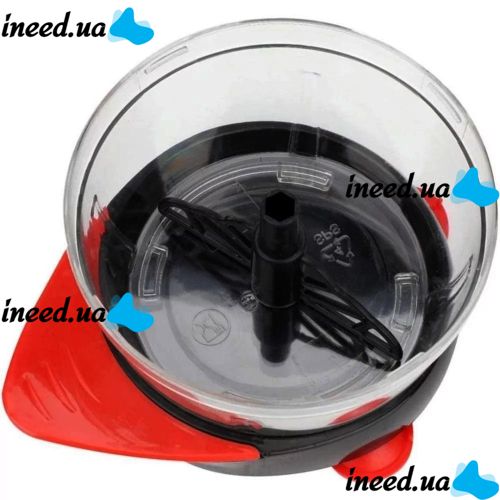 Ручной измельчитель овощей Keouke Chopper Food LG-006 2 в 1 кухонный мини блендер с тремя лезвиями и чашей на 1.5 л чоппер для измельчения мяса