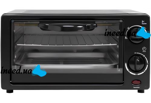Мини электропечь Su Tai ST-9812 700W 12 л настольная электрическая духовка с таймером и механическим управлением температур 60-230 градусов от сети