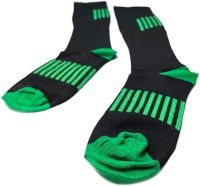 Компрессионные гольфы Smart Cyompression Socks высокие облегающие антиварикозные гетры, лечебные чулки от варикоза 2 класс компрессии Черные S/M