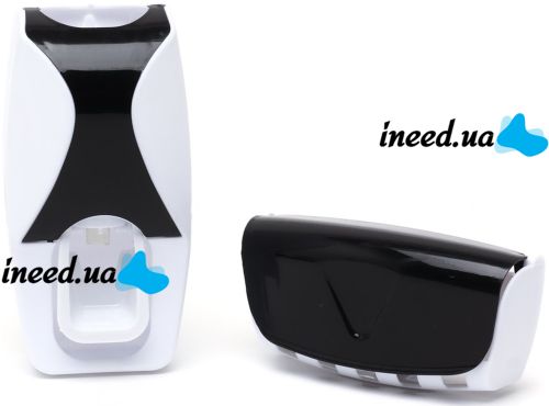 Automatic Toothpaste Dispenser Rong Shuai 300 H0 stand with Holder for 5 toothbrushes, plastic wall dispenser, bathroom kit