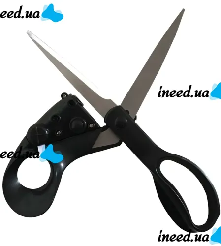 Швейные ножницы с лазерным указателем Laser Scissors LP01 21 см портняжные ножницы для кроя и шитья с лазером для точного разрезания ткани и бумаги