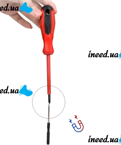 Набір діелектричних викруток Screwdriver Set 7653 7 предметів, ручний комплект інструментів з діелектричним покриттям у чохлі для захисту від струму