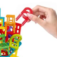 Настольная развивающая игра Chair Stacking Стулья балансиры 36 стульев, Игра башня дженга Балансирующие стулья для развития мелкой моторики от 6 лет