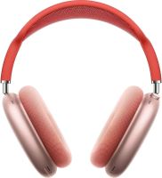 Беспроводные Bluetooth наушники AirPods Max Red полноразмерные блютуз стереонаушники с микрофоном и шумоподавлением в чехле Smart Case MGYJ3 Красные