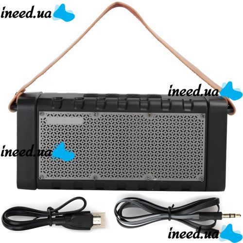 Портативная Bluetooth колонка Awei Y668 с PowerBank беспроводная аккумуляторная стерео акустика, минидинамик с ручкой и повербанком FM MP3 AUX TF USB