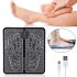 Автоматический вибрационный массажный коврик для ступней и ног EMS Foot Massager, Расслабляющий миостимулятор массажер стимулирующий кровообращение