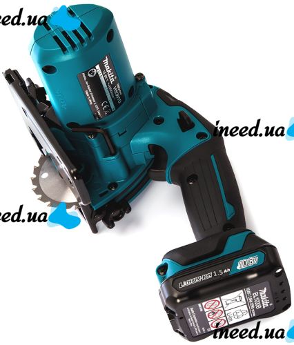 Аккумуляторная дисковая пила Makita HS301DWYE 10.8V 1.5Ah ручная циркулярная пила 85 мм 25.5 мм на два аккумулятора для чистого распила в кейсе