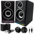 Проводные компьютерные колонки Jedel S-578 2.0 6W стерео RGB колонка с регулировкой громкости, акустика с подсветкой для ПК и ноутбука от USB