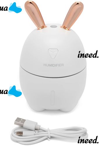 Увлажнитель воздуха ночник Зайчик Rabbit Humidifier Y-105 200 мл ультразвуковой настольный очиститель диффузор с LED подсветкой USB Air Purifier