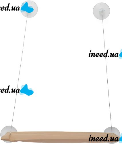 Window bed for cats Sunny Seat Window Cat Bed Hanging Hammock with suction cups 54x34 cm hammock-bed on the window for domestic cats up to 22 kg Beige