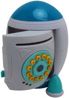 Детская электронная копилка сейф Ракета Rockets Money Box 852A купюроприемник с кодовым замком и отпечатком пальца для купюр и монет на батарейках