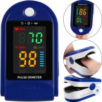Беспроводной пульсоксиметр Pulse Oximeter FingerTec SP02 на кончик пальца для измерения пульса сатурации кислорода Пульсометр на палец с LCD дисплеем