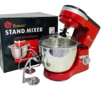 Household planetary mixer dough mixer Domotec MS-1368 1500W with bowl 4 l, Stationary kitchen mixer table for kneading dough 1500 W
