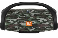 Большая беспроводная музыкальная колонка T&G Booms Box Big Камуфляж с ручкой, портативная акустика bluetooth в стиле Boombox USB AUX для Android IOS
