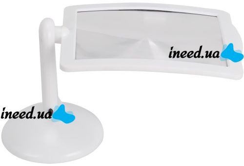 Настольная лупа на штативе Reading Brighter Viewer LK2303-91 3х увеличительное стекло со светодиодной LED подсветкой на подставке для чтения Белое