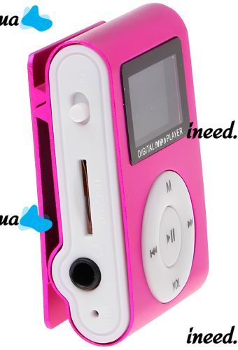 Мини MP3-плеер Toto TPS-02 With Display Earphone портативный медиа плеер с LCD дисплеем и клипсой для крепления MP3 WMA microSD USB 48х28х12 см