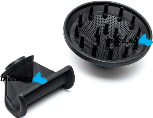 Фен для укладки и сушки волос Super Hair Dryer Supersonic HD07 5 в 1 стайлер со сменными магнитными насадки, защитой от перегрева и турборежимом 1600 W Розовый