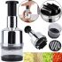 Ручний прес подрібнювач Onion Vegetable Food Chopper SF-462 для подрібнення цибулі та часнику з кришкою, Чеснокодавка чоппер з нержавіючої сталі