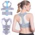 Фиксирующий корректор правильной осанки Invisible Pose Cion Belt, Корсет для коррекции и выравнивания спины и плеч, бандаж, жилет на липучках Серый