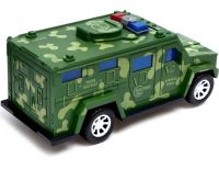 Детская копилка сейф Military Car Safe Box YJ847 купюроприемник, банкомат, электронная военная машинка для денег с кодовым замком на батарейках