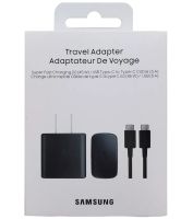 Сетевое зарядное устройство зарядка Samsung EP-T4511XBEGEU 45W 4A с кабелем Type-C USB-C для зарядки телефона, Адаптер питания блок на один порт