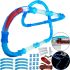 Гоночный трубопроводный трек Chariots Speed Pipes R131942 37 деталей с машинкой для детей, Детский гибкий автотрек Светящиеся гонки в трубе с пультом