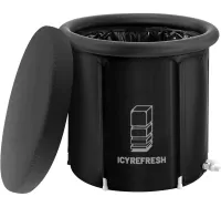 Надувная бочка для моржевания Ice Bath Spa BF-300 300 л круглая каркасная ванна для ледяной терапии и восстановления, купель для холодных ванн