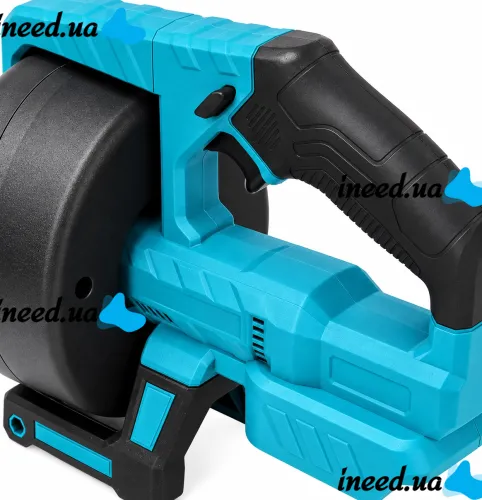 Аккумуляторная прочистная машина Makita DBU108Z 48V трос 7 м с 2 АКБ для прочистки труб и канализации, беспроводная машинка для устранения засоров