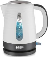 Electric kettle Bitek BT-152 1.7 L Desktop disc electric kettle Bitek BT152 2200W with operation indicator and auto-disconnect from the mains White