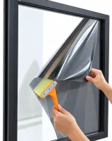 Самоклеящаяся тонировочная пленка для окон Proffilms Silver PS-40 3м х 60 см для защиты от солнечных лучей, фольга от солнца на окна 300х60см