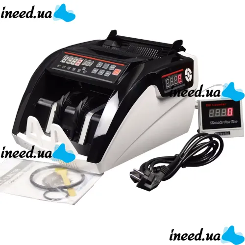 Счетная машинка Bill Counter MG-5800 машинка для счета и проверки купюр с ультрафиолетовым и магнитным детектором валют, счетчик банкнот с фасовкой