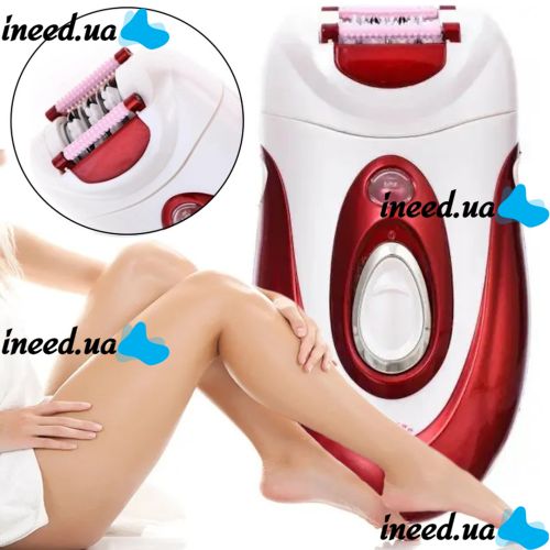 Женский аккумуляторный эпилятор Braun MP-202 2 в 1 с бритвенной насадкой для удаления волос, Женская беспроводная электробритва депилятор для ног