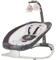 Mastela 6917 baby rocking lounger with music and vibration for newborn baby, Musical cradle with height adjustment and 2 suspensions