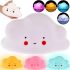 Світлодіодний нічник з підсвічуванням хмарка Cloud Night Light NL - 307 дитячий портативний настільний LED світильник хмарка на батарейках Camelion