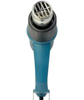 Промышленный сетевой фен Мakita HG5030K 1600W с 4 насадками 2 режима для пайки снятия краски и термоусадки, тепловой строительный фен от сети