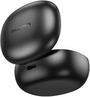 Беспроводные Bluetooth наушники Double Borofone BW48 Enlighten сенсорные вакуумные наушники-гарнитура с шумоподавлением и микрофоном USB Черные