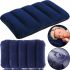 Intex Inflatable Pillow 68672 47x30 cm Tourist Inflatable Pillow Flocked for Swimming and Travel Head Pad for Camping Blue