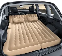 Надувной автомобильный матрас Car Travel Bed AND 5337 двухместный автоматрас на заднее сиденье 174х126 см кровать в авто с насосом и подушками