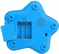Детский микрофон Kid Star Microphone 5350A на регулируемой стойке с подсветкой, караоке со звуковыми эффектами и МР3 для детей от 3-х лет Голубое