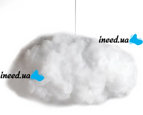 Светодиодная 3D LED лампа Облако Cloud Light OBL-211 подвесной ночник с RGB подсветкой, умный светильник с управлением от телефона и пульта 5W