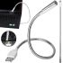 Гибка лампа USB LED Light 35 см для подсветки клавиатуры ноутбука , портативная металлическая подсветка на гибкой ножке для повербанка