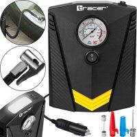 Автомобильный проводной компрессор Tracer RES-02ML 12V 150PSI для подкачки шин с фонариком от прикуривателя, Автокомпрессор насос CZK-3634 для машины